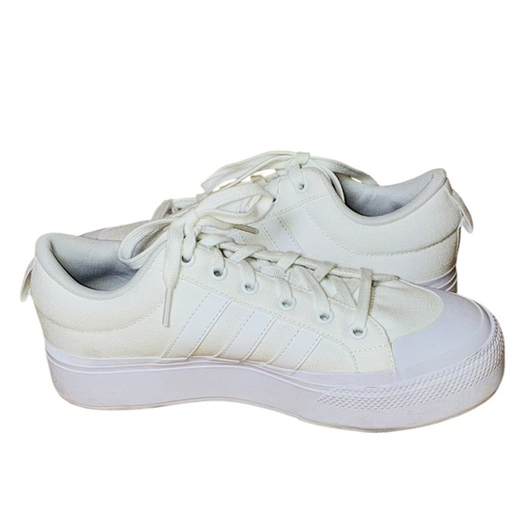 Adidas Bravada 2.0 Platform Sneakers Shoes White & Off-white Style MCK62 - Picture 4 of 9